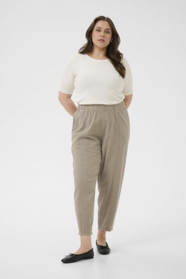 Kaffe Curve Nana Barrel Pants Brindle - Szövetnadrágok - 