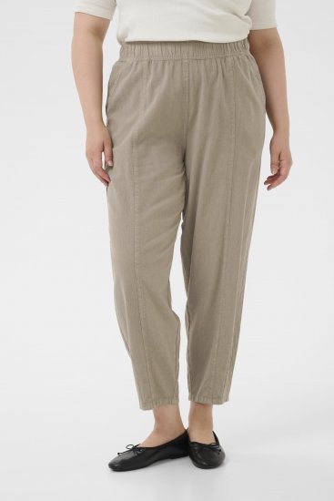 Kaffe Curve Nana Barrel Pants Brindle - Szövetnadrágok - 