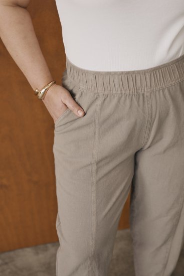 Kaffe Curve Nana Barrel Pants Brindle - Szövetnadrágok - 