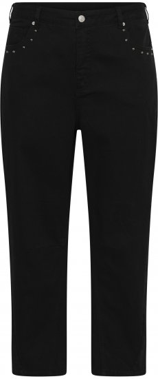 Kaffe Curve Brenn Barrel Twill Jeans Washed Black - Farmer - 