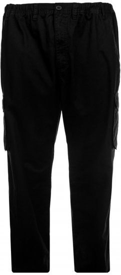 Espionage TR052 Cargo Trousers Black - Cargo nadrág - Nagyméretű Férfi Cargo Nadrág