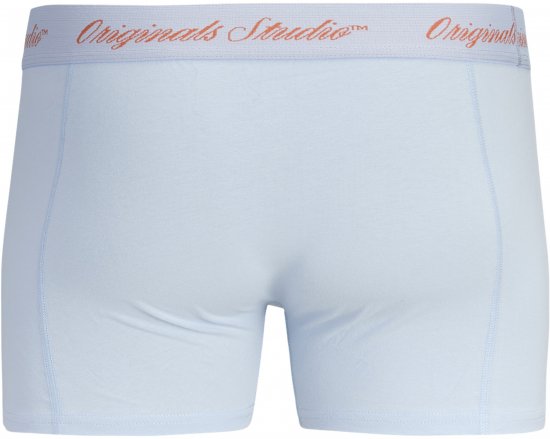 Jack & Jones Norrebro Solid Trunks 3-Pack Blue - Boxeralsó - Boxeralsó 2XL-12XL