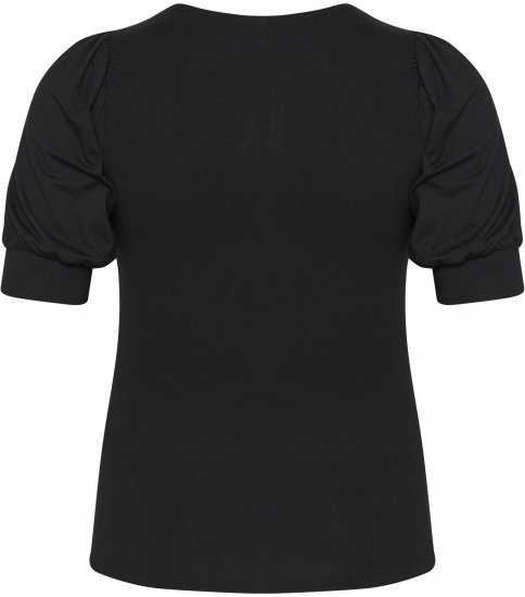 Kaffe Curve Sissy Póló Mélyfekete - Pólók - 