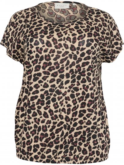 Kaffe Curve Sonna Stanley Top Leopárdminta - Pólók - 