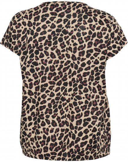 Kaffe Curve Sonna Stanley Top Leopárdminta - Pólók - 