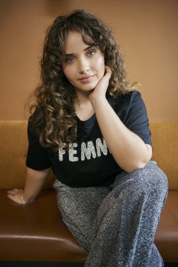 Kaffe Curve Ariana T-Shirt Black - Pólók - 
