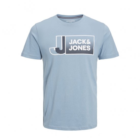 Jack & Jones Logan T-Shirt Turquoise - Pólók - Nagyméretű pólók - 2XL-14XL