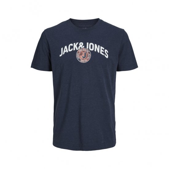 Jack & Jones Ounce T-Shirt Navy - Pólók - Nagyméretű pólók - 2XL-14XL