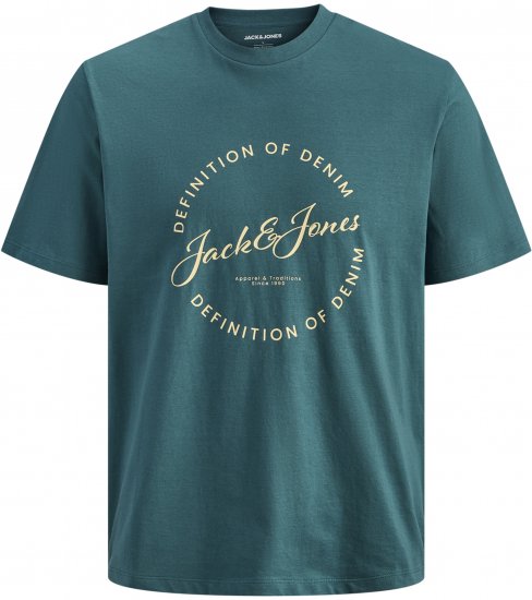 Jack & Jones Grayson Póló Türkiz - Pólók - Nagyméretű pólók - 2XL-14XL