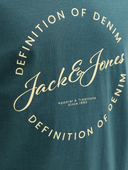 Jack & Jones Grayson Póló Türkiz - Pólók - Nagyméretű pólók - 2XL-14XL