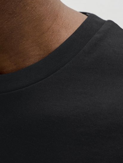 Jack & Jones Grayson Póló Fekete - Pólók - Nagyméretű pólók - 2XL-14XL