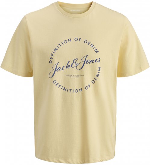 Jack & Jones Grayson Póló Sárga - Pólók - Nagyméretű pólók - 2XL-14XL