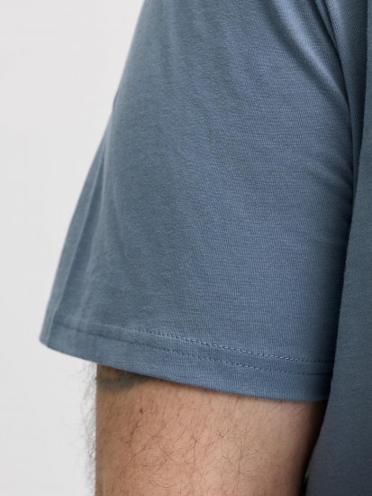 Jack & Jones Edenver T-Shirt Blue - Pólók - Nagyméretű pólók - 2XL-14XL