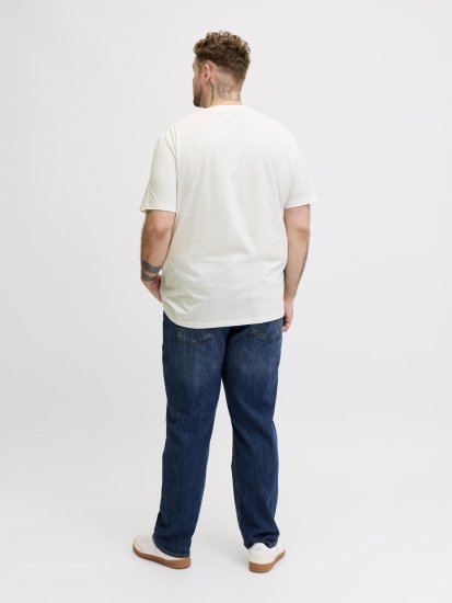 Jack & Jones Edenver T-Shirt White - Pólók - Nagyméretű pólók - 2XL-14XL