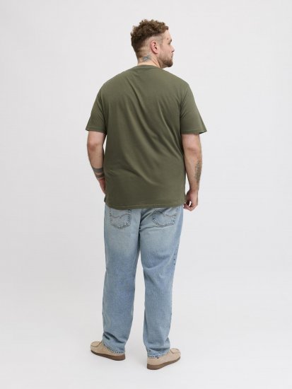 Jack & Jones Edenver T-Shirt Khaki - Pólók - Nagyméretű pólók - 2XL-14XL