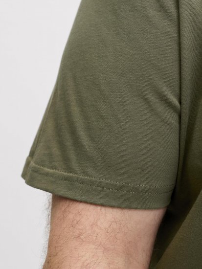 Jack & Jones Edenver T-Shirt Khaki - Pólók - Nagyméretű pólók - 2XL-14XL