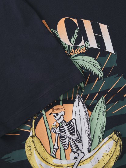 Jack & Jones King Crew Neck T-Shirt Navy - Nyomtatott pólók - Nyomtatott pólók - 2XL-8XL