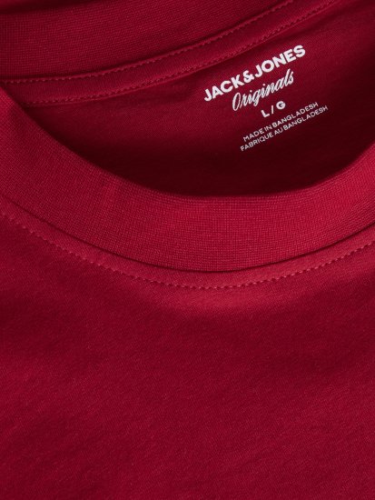 Jack & Jones Catskills Póló Piros - Pólók - Nagyméretű pólók - 2XL-14XL