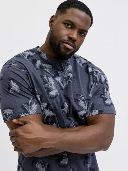 Jack & Jones Montauk T-Shirt Blue - Pólók - Nagyméretű pólók - 2XL-14XL