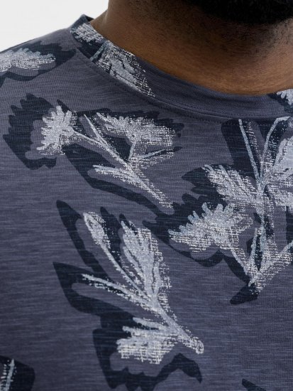 Jack & Jones Montauk T-Shirt Blue - Pólók - Nagyméretű pólók - 2XL-14XL