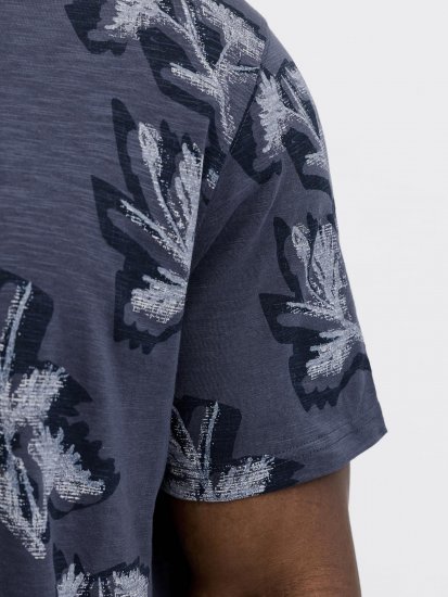 Jack & Jones Montauk T-Shirt Blue - Pólók - Nagyméretű pólók - 2XL-14XL