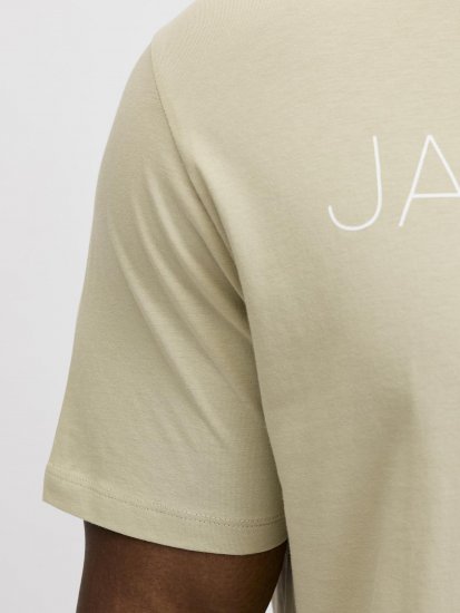 Jack & Jones Blaneo Short Sleeve T-shirt Beige - Pólók - Nagyméretű pólók - 2XL-14XL