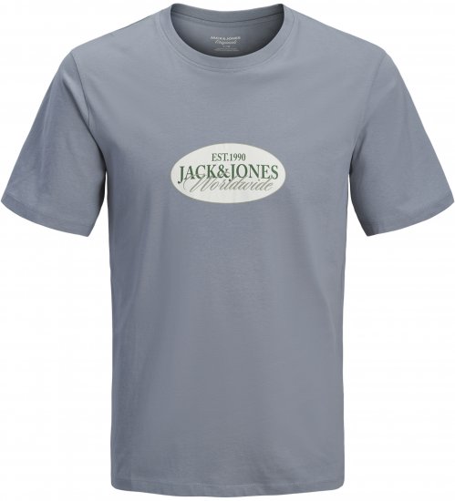 Jack & Jones Catskills Worldwide Póló Kék - Pólók - Nagyméretű pólók - 2XL-14XL