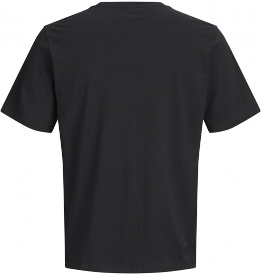 Jack & Jones Nantucket Branding Póló Fekete - Pólók - Nagyméretű pólók - 2XL-14XL