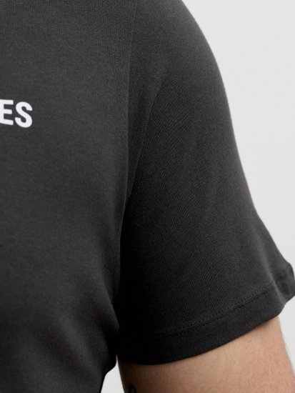 Jack & Jones Oscar T-Shirt Black - Nyomtatott pólók - Nyomtatott pólók - 2XL-8XL