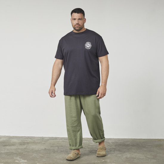 North Latitude 61122 Nyomott Póló Fekete - Pólók - Nagyméretű pólók - 2XL-14XL