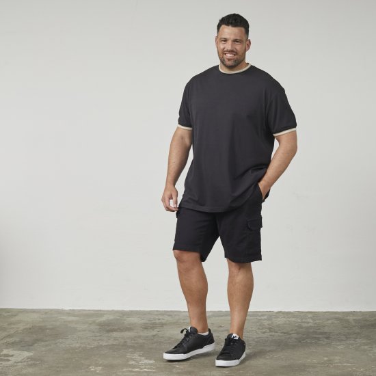 North Latitude 61125 Superflex Piqué Póló Fekete - Pólók - Nagyméretű pólók - 2XL-14XL