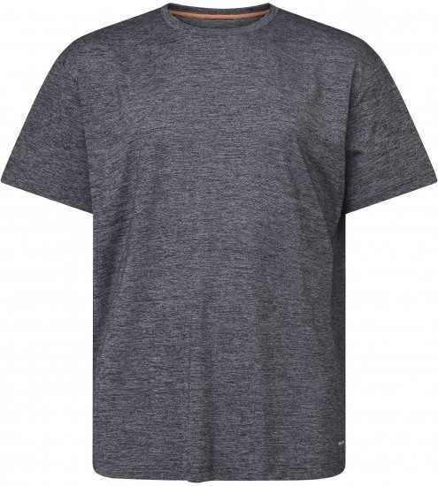 North Latitude 61160 Cool Effect Rövid Ujjú Póló Sötét/Világos Szürke Melange - Pólók - Nagyméretű pólók - 2XL-14XL