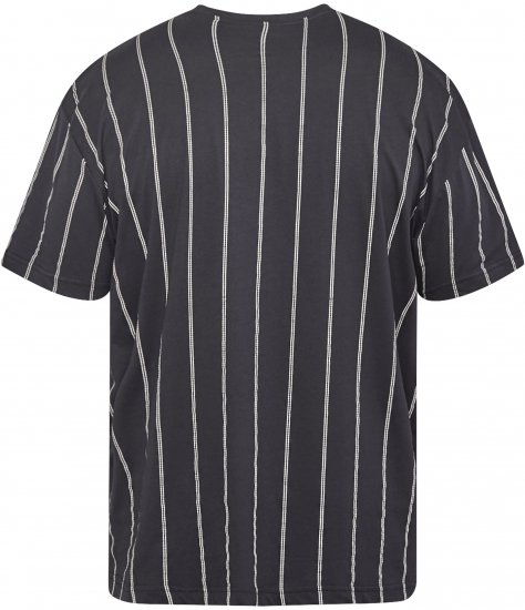 North Latitude 61319 Csíkos Póló Fekete - Pólók - Nagyméretű pólók - 2XL-14XL