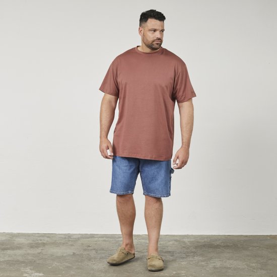 North Latitude 61320 Póló Hátul Nyomott Konyakbarna - Pólók - Nagyméretű pólók - 2XL-14XL