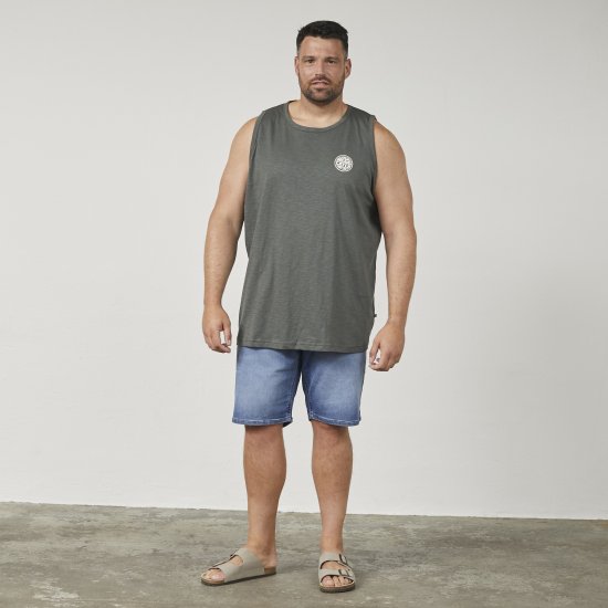 North Latitude 61323 Trikó Slub Sötét Poros Zöld - Pólók - Nagyméretű pólók - 2XL-14XL