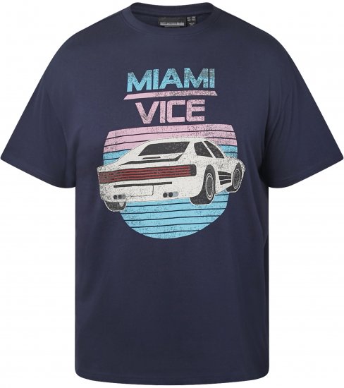 North Latitude 61351 MIAMI VICE Póló Tengerészkék - Pólók - Nagyméretű pólók - 2XL-14XL