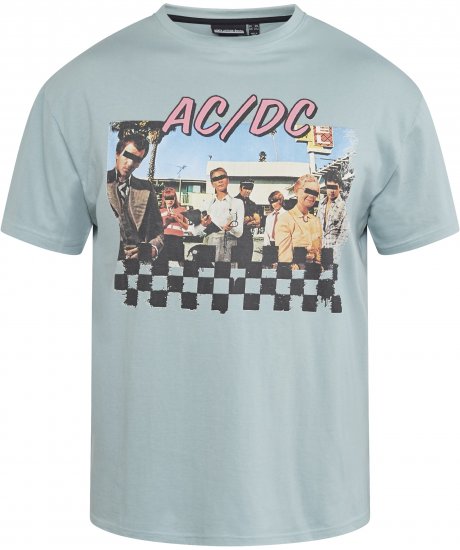 North Latitude 61352 AC/DC Póló Poros Kék - Pólók - Nagyméretű pólók - 2XL-14XL