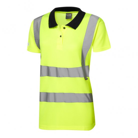Leo Lana EcoViz Comfort Women's Polo Shirt Yellow - Munkaruha - 