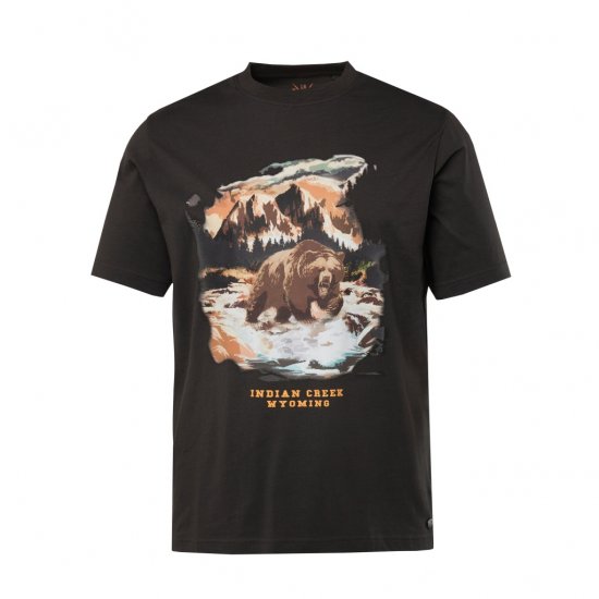 JP1880 T-Shirt Indian Creek Anthracite TALL - FÉRFIRUHÁZAT MT-6XLT - TALL-méretek