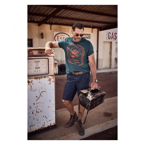 JP1880 T-Shirt Fearless Seaman Blue - Pólók - Nagyméretű pólók - 2XL-14XL