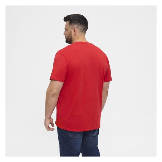 North Latitude T-Shirt O-Neck Red - Pólók - Nagyméretű pólók - 2XL-14XL