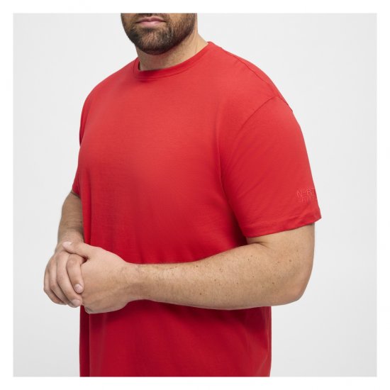 North Latitude T-Shirt O-Neck Red - Pólók - Nagyméretű pólók - 2XL-14XL
