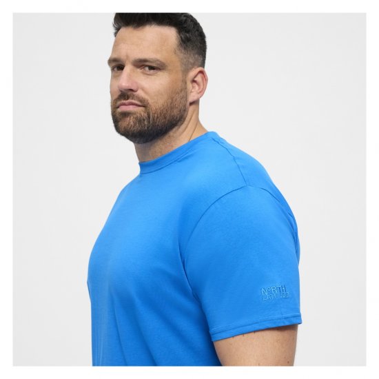 North Latitude T-Shirt O-Neck Cobolt Blue - Pólók - Nagyméretű pólók - 2XL-14XL