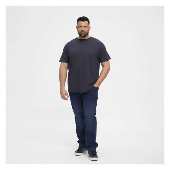 North Latitude T-Shirt O-Neck Navy Blue - Pólók - Nagyméretű pólók - 2XL-14XL