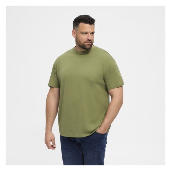 North Latitude T-Shirt O-Neck Olive Green - Pólók - Nagyméretű pólók - 2XL-14XL
