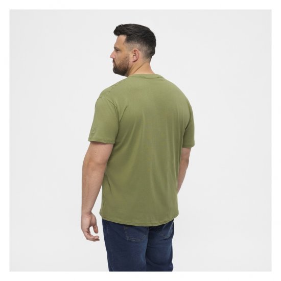North Latitude T-Shirt O-Neck Olive Green - Pólók - Nagyméretű pólók - 2XL-14XL