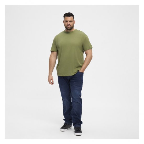 North Latitude T-Shirt O-Neck Olive Green - Pólók - Nagyméretű pólók - 2XL-14XL