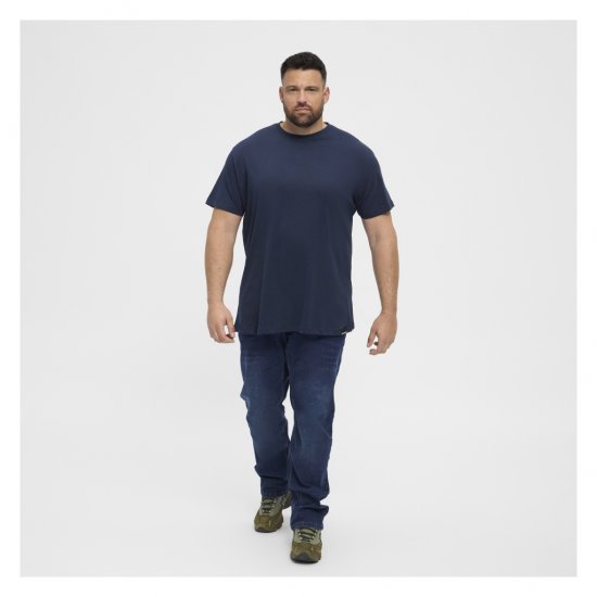 North Latitude Denim 2-Pack T-Shirt Navy Blue - Pólók - Nagyméretű pólók - 2XL-14XL