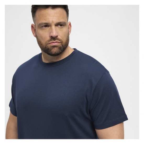 North Latitude Denim 2-Pack T-Shirt Navy Blue - Pólók - Nagyméretű pólók - 2XL-14XL