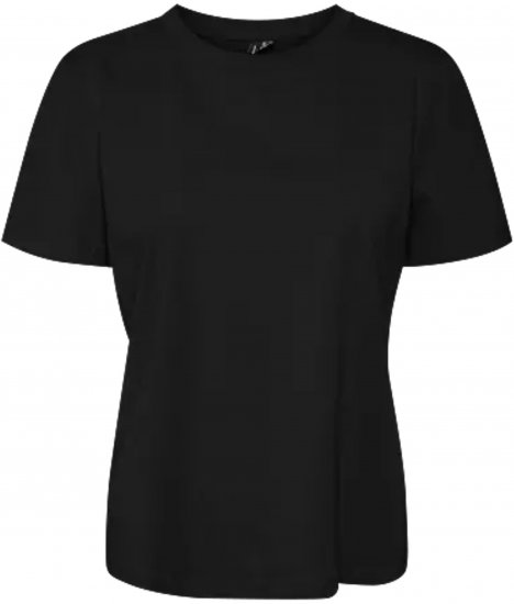 Vero Moda Paulina T-Shirt Black - Pólók - 